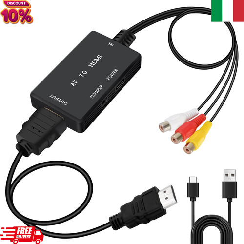 Adattatore rca hdmi da - rca, a