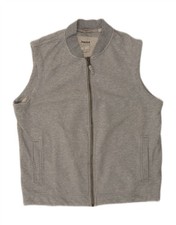 TIMBERLAND giacca tuta uomo senza maniche grande grigio cotone AH04