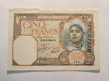 Banconota franchi tunisia - 5,
