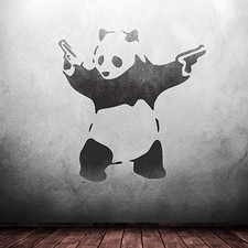 Stencil Banksy Panda - Modello