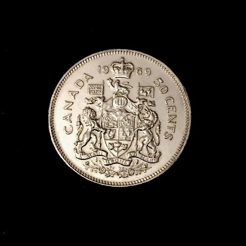 1969 canadian nickel - 1969,
