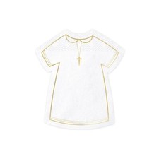 Confezione da 20 PEZZI Tovagliolo a forma di TUNICA PRIMA COMUNIONE 1BAC