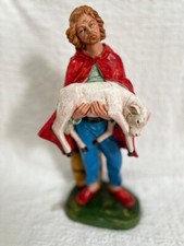 Statua presepe Uomo con pecora