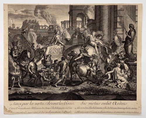 Vertu heros gravure - vertu,