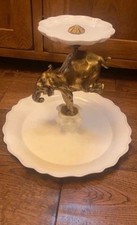 Porta torta elefante in bronzo