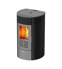 STUFA A PELLET CANADIAN STOVE "COLUMBIA 8" NERO 6,3 KW