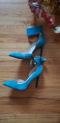 Guess adal tacchi blu pelle - guess,