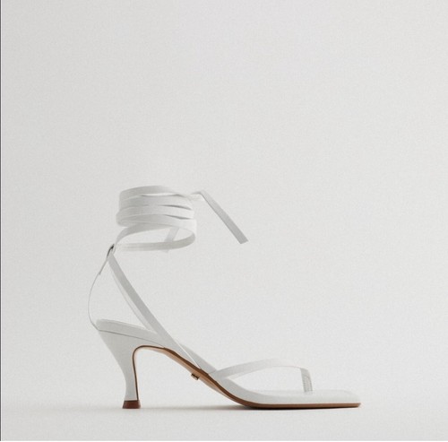 Zara square toe strappy sandal - square,