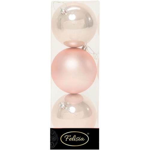 Palle natale plastica - di, pz.3
