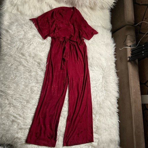 Zara floral jacquard jumpsuit - floral,