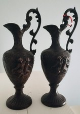 COPPiA ANFORE IN TERRACOTTA LA MAGA altezza 40 cm