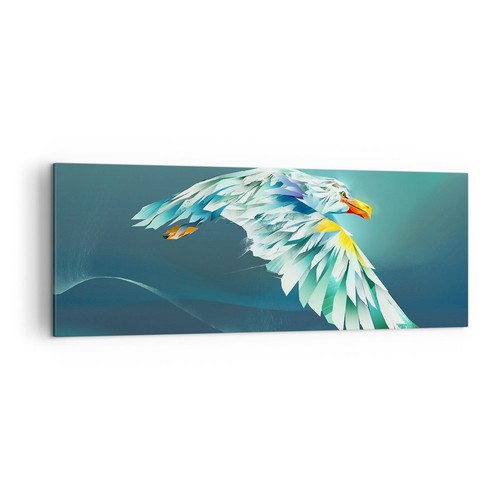 Quadro tela 140x50cm aquila - tela,