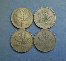 20 lire 4 monete 1957, 1957 7