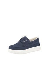 Sneakers stringate bambino blu