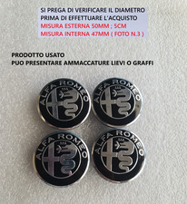 4 pz Coprimozzo ALFA ROMEO 147