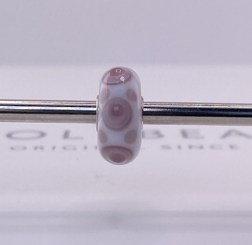 Trollbeads unico bianco rosa - bianco,