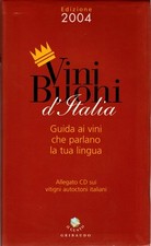 Libro Vini buoni d'Italia. Guida. 2004. Raro. 672 pagine. + CD Vitigni d'Italia.