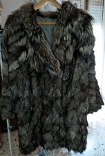 CAPPOTTO PELLICCIA DI VOLPE ARGENTATA MADE IN ITALY VINTAGE