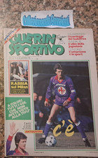 Guerin Sportivo 12 1982-Milan-Calciomondo-Guerin Junior-Poster Platini- NO ALBO