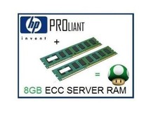 8 GB -2x4 GB DDR3 ECC Ram aggiornamento memoria 4 HP Proliant ML310e Gen8/G8 (V2) server