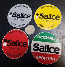 (467) LOTTO 4 Adesivi originali 70 80 autocollant Stickers Occhiali Sci SALICE
