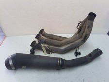 Triumph Speed triple 1050 2005 2009 Scarico terminale marmitta manca fascetta...