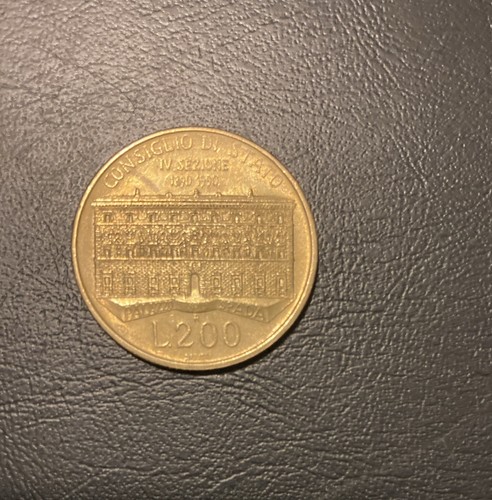 Moneta 200 lire consiglio - 200,