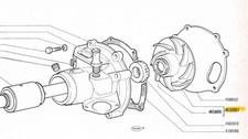 FIAT OM IVECO 40/50 NC 110 NC 650 N1/2/3 662 N1 GIRANTE POMPA ACQUA OEM 4639097