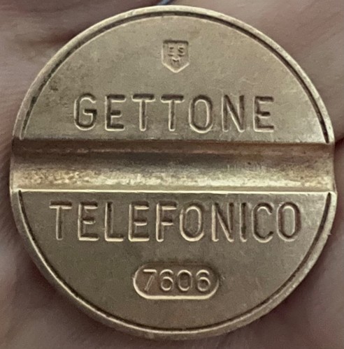 Gettone telefonico 7606 - telefonico, #7606