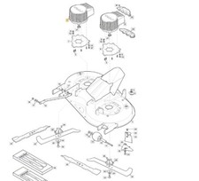 Motore azionamento lame destro