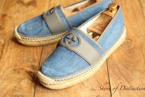 Mocassini gucci blu denim - blu,