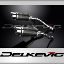 KIT SCARICO SILENZIATORE CARBONIO TONDO 200mm SUZUKI GW250 INAZUMA 2012-2018