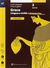 GRECO LINGUA E CIVILTA' ED.GIALLA 2 ESERC SET MAIOR SANSONI 9788838323621
