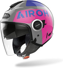 Casco jet airoh helios helyos - jet,