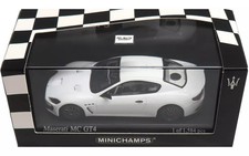 1/43 Maserati Gran Turismo MCGT4 2010 White Diecast Miniature Car