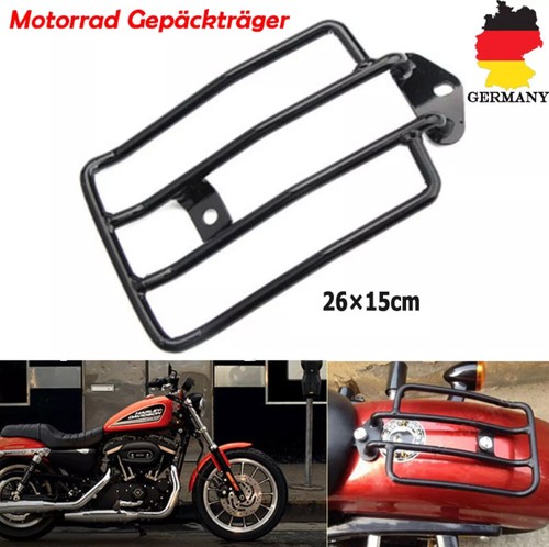 Portapacchi moto nero per