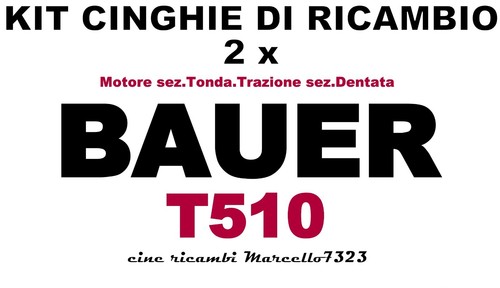 Kit cinghie ricambio - di,