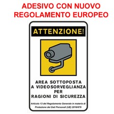 1 PEZZO ADESIVO CARTELLO