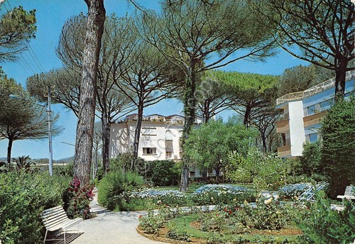 Cartolina fregene albergo - cartolina,