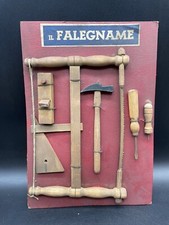 VINTAGE# SET GIOCATTOLO ANNI 60 IL FALEGNAME #[MD]