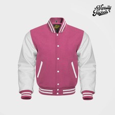 Body lana rosa maniche - , bianche