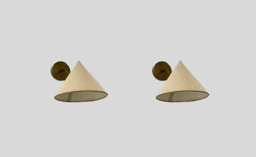 Coppia applique ottone con - coppia,