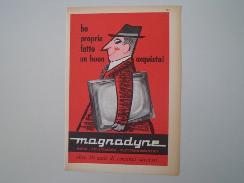 Advertising pubblicità 1959 - pubblicità,