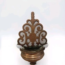 Antica Acquasantiera in Bronzo