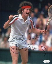 John McEnroe signed tennis