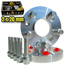 2 DISTANZIALI 20 mm 5x112 66,6 + 10 bulloni x tutte le WAG  AUDI A4 A5 A6 A7 Q5