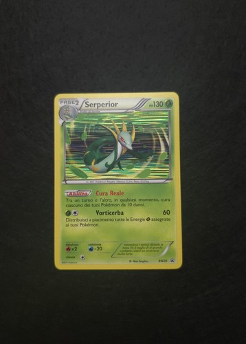 Pokemon serperior bw20 black - pokemon,