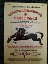 Cavalli- Salto a Ostacoli- Militare Toscana - Emilia- Bagnocavallo 1992