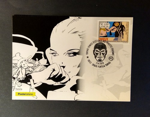 Cartolina diabolik poste - diabolik,