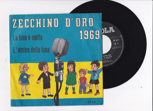 Disco giri zecchino - 45, d'oro
